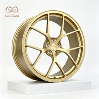 Jantes forgées en or à 5 branches en Y 18x8J 5x114.3 ET35 CB60.1, ajustement personnalisé OEM pour voitures particulières