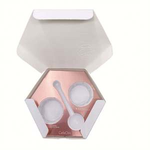 Caja de Cartón Corrugado Ecológica Bee, Embalaje Cosmético Hexagonal, Materiales Reciclados, Revestimiento de Bandeja de Plástico - Product Image 5