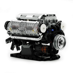 Kalıp kral V8 Motor MOC simülasyon ö<span class=keywords><strong>l</strong></span>çeği Model seti pil ve <span class=keywords><strong>L</strong></span> Motor elektrikle çalışan yapı taşları oyuncak arabalar hediye - Product Image 3