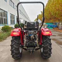 Traktor Mini 60HP 4x4 untuk Pertanian dengan Komponen Inti Pompa Mesin Gearbox Traktor Roda 4WD