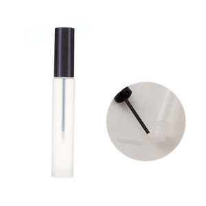 Tube souple cosmétique avec applicateur brosse <span class=keywords><strong>et</strong></span> bouchon à vis pour produits de maquillage, huile à ongles, eye-liner, gloss à lèvres <span class=keywords><strong>et</strong></span> masque facial - Product Image 1