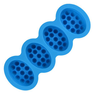 SILIKOLOVE Fabrica Moldes de Silicona para Jabón Corporal de 4 Cavidades, Ovalados, 100% de Grado Alimenticio LFGB, Sin BPA, Antiadherentes - Product Image 4