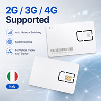 Carte SIM GPS 4G Europe, carte de roaming multi-réseaux Telecom Italie, traceur de véhicule, appareil IoT, 180+ pays, Plug & Play, WiFi PC