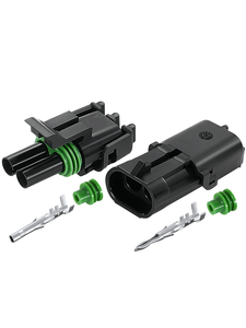 デルフィコネクタ DJ3021Y-2.5-11/ 1.05kg ピン防水プラグ 12015792/12010973 - Product Image 1