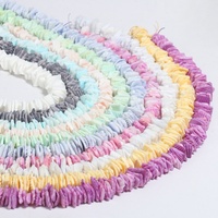 Perles de coquille colorées naturelles coquillage carré entretoise perles pour la fabrication de bijoux Bracelet à bricoler soi-même collier accessoires