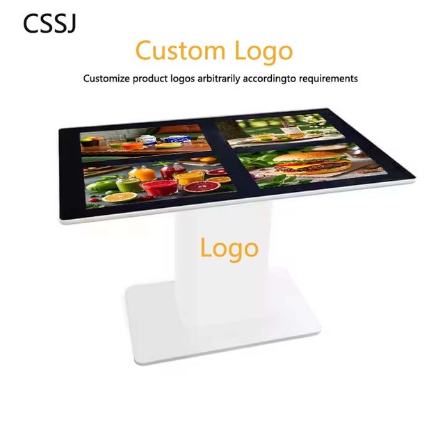43 55 65 Inch Indoor Self-Service Interactive Kiosk for Mall Wayfinding 4K HD Floor Standing Touch Screen LCD Display