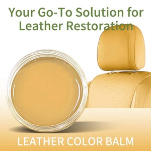 Kit de pintura de reparación de cuero para asiento de coche, crema Beige, 30ml, restaurador de Color profesional para arañazos, se desvanece, grietas, crema reparadora de cuero - Product Image 2