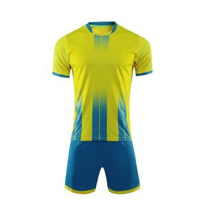 Ensemble de maillots de football personnalisés à séchage rapide, uniforme de football respirant, manches courtes, kit d'équipe, entraînement, vêtements de match - Product Image 1