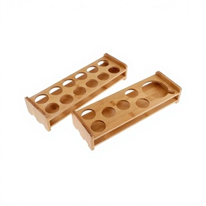 Juego de 2 Portavasos de Madera, Diseño Moderno, Forma Rectangular, a un Precio Accesible - Product Image 1