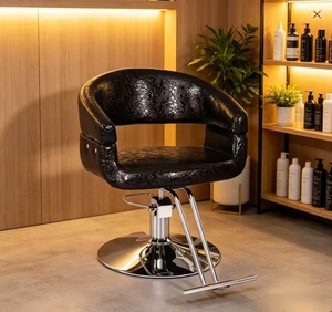 Fauteuil de Salon de Coiffure Élévateur Rotatif, Fauteuil de Coiffure Tendance et Exclusif, Fauteuil de Coiffure Pliant - Product Image 1