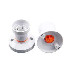 Support de base de lampe HoneyFly E27 250V 6A monté au plafond <span class=keywords><strong>B22</strong></span> <span class=keywords><strong>baïonnette</strong></span> plastique double usage support de lampe multifonctionnel prise 2-en-1 - Product Image 6