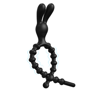 Nuevas llegadas Anillo de silicona para pene Oreja de conejo Anillo para pene Hombre Retraso de eyaculación Anillo ajustable para hombres Pareja - Product Image 1