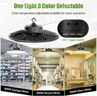 Starslumin UFO12 150W-240W Projecteur Industriel Highbay en Aluminium UFO pour Entrepôt SMD2835 DLC IP65 Garantie 5 Ans 3000K-5700K