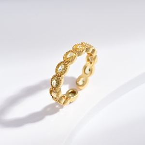 Anillo de plata 925 con piedras de colores para niñas, chapado en oro de 18k, estilo minimalista, color rosa, para verano, con circonita y aguamarina, precio de fábrica. - Product Image 4