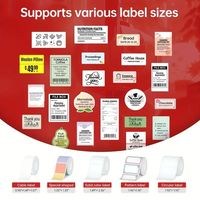 T260L Mini imprimante thermique sans fil 2 pouces étiquette de code-barres mobile IOS et impression d'étiquettes de code-barres IOS disponibilité en gros