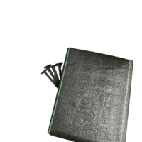 Fournisseur de tapis de protection du sol en PP résistant aux UV, noir et vert, pour le contrôle des mauvaises herbes