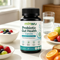 Capsules pour la perte de poids chez l'adulte, le métabolisme, l'énergie, l'humeur, la peau, la connexion cerveau-organes, les probiotiques, la santé intestinale, la santé digestive, le soutien immunitaire