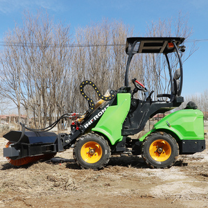 Gratis Verzending Telelehandler Telescopische Lader Multifunctionele Bevestiging Compacte Mini Skid Stuurlader Met Dieselmotor