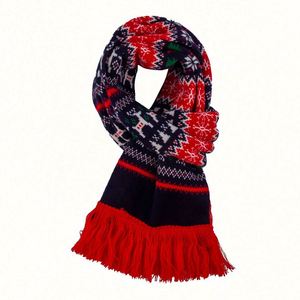 Écharpe de supporter de football longue personnalisée avec logo imprimé pour la promotion hivernale - Product Image 3