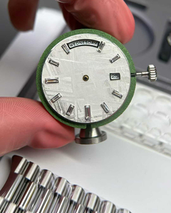 2026 कस्टम बहाली सामान उल्कापिंड डायल 40 मिमी इनडिड स्क्वायर डायमंड स्केल 3255 मूवमेंट घड़ी डायल के साथ संगत - Product Image 6