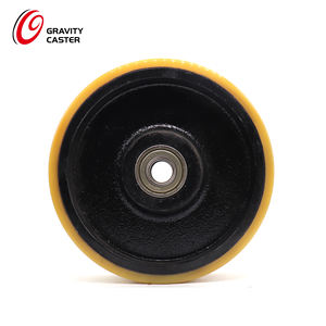 Ruedas de hierro fundido para carretilla elevadora, pieza de repuesto BT 156259 Vulkollan 125 50 54 20, rueda de poliuretano de carga - Product Image 1