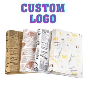 Papel de Envolver para Hamburguesas con Impresión de Logotipo Personalizado, Papel para Envolver Sándwiches Resistente a la Grasa - Product Image 3