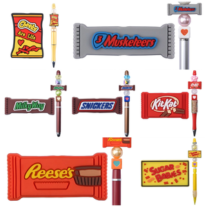 Nieuwe PVC kralen, grappige snoep-thema kralen voor sleutelhangers & pennen, Cadbury Mini Eggs, <span class=keywords><strong>M</strong></span>&<span class=keywords><strong>M</strong></span>'s Crunch kralen voor pennen, charms voor het maken van sieraden - Product Image 5