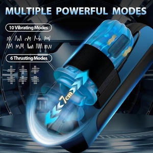 <span class=keywords><strong>Masturbador</strong></span> Automático Masculino con 6 Estiramientos, 5 Velocidades Variables y 10 Modos de Vibración, Vagina de Bolsillo Manos Libres para Hombre - Product Image 2