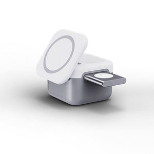 Chargeur sans fil magnétique 15W en gros pour iPhone 17 16 15, AirPods Pro 3/2 et Apple Watch – Station de charge de bureau - Product Image 3