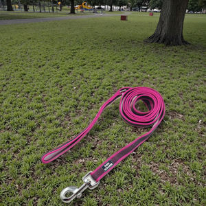 Correa de perro con mango de goma vulcanizada de nailon antideslizante absorbente de golpes sólidos para perros de tamaño medio grande para Golden Retrievers alemanes - Product Image 2