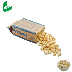 Huafeng Logo Groothandel Best Selling Verpakking Magnetron Popcorn Papieren Zakken/Magnetron Bakken Aardappelen Zak