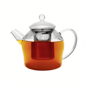 Théière en verre Bredemeijer Minuet 1,2 l avec filtre en acier inoxydable pour la préparation du thé - Product Image 2
