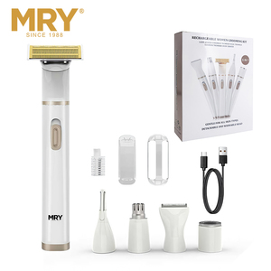 MRY Electric Bikini Body Trimmer Body Lady Shaver Recortadora de vello púbico Depiladora Afeitadora sin dolor Afeitadora recargable para mujeres - Product Image 3