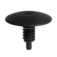 5 pièces de rechange, attache en plastique en nylon, noir, clips de retenue automatique pour volkswagen
