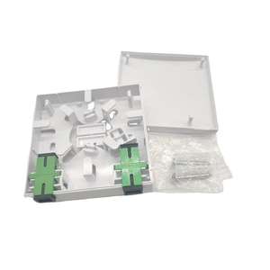 Ftth इनडोर 2 कोर 86 प्रकार फेस प्लेट सफेद रोसेट बॉक्स sc सिम्प्लेक्स या lc डुप्लेक्स 0.2db फाइबर पैनल प्लेट बॉक्स - Product Image 4