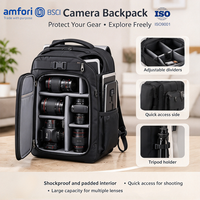 Tas Kamera Kustom Anti Guncangan untuk DSLR dengan Pembagi Lensa Berlapis dan Tempat Tripod Pabrik OEM