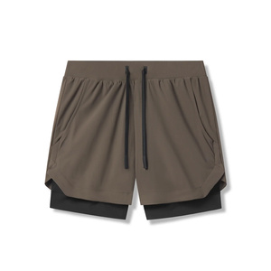 Performance Solid Casual Lace Knit <b>Shorts</b> for <b>Men</b> with Four-Way Stretch Abrasion-Resistant Knees & Quick Dry Breathable Fabric - Product Image 4