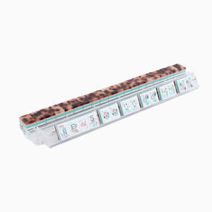 Juego de Mahjong de Acrílico Transparente Personalizado, Tipo Gelatina, con Estilo, Impreso y Grabado, Juego de Lujo con Fichas de Mahjong Americanas - Product Image 4