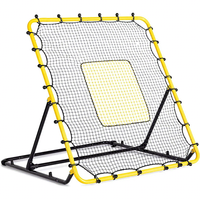 Filet de rebond 4 x 4,5 m pour baseball et softball, filet de baseball, filet de lancer de baseball, cage de frappe pour baseball