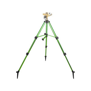 Aspersor de Impacto con Trípode, 3/4 Pulgadas, Latón, Sistema de Riego Rotatorio para Jardín - Product Image 2