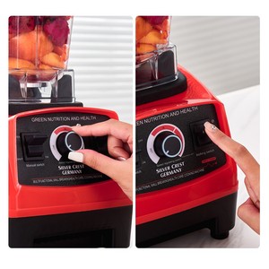 Hot bán 2 trong 1 heavy duty thương mại nhà bếp hộ gia đình trái cây tươi máy ép trái cây điện bạc crest smoothie mixer máy xay sinh tố - Product Image 3