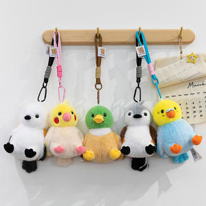 Feiya Juguetes de Peluche de Aves Realistas, Animales de Peluche Suaves de Poliéster, Muñecos de Loros de Montaña, Lindos Llaveros, Logotipo Personalizado para Halloween - Product Image 2