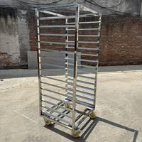 Carro de Plataforma de Acero Inoxidable de 4 Ruedas, 60x40cm, Motor de 1000W, Carro de Transporte Industrial de Grado Alimenticio para Almacén