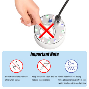 Générateur de brume à ultrasons à tête unique pour créer un paysage de brouillard, humidificateur d'air à brume épaisse pour fontaine et débit d'eau - Product Image 5