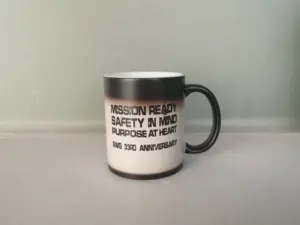 Taza mágica de cerámica de 11oz, taza de café que cambia de color, sublimación