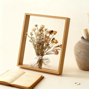 Cadre de fleurs 3D à faire soi-même, cadre de fleurs transparent double face, cadre de présentation en plexiglas - Product Image 2