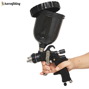 Pistola de Pintura para Automóviles, Alimentación por Gravedad, OEM, Tres Piezas, HVLP, Multifunción, Juego de Pistolas de Pulverización Automotriz con Capacidad de 500 ml, Modelo 2008 - Product Image 1