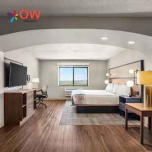 Cabecera Tapizada de Madera Maciza de Lujo, Directo de Fábrica en Foshan, Cama Queen Size con Características Ecológicas para Apartamentos de <span class=keywords><strong>Hotel</strong></span> de Cinco Estrellas - Product Image 3