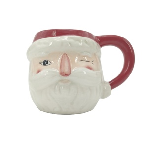Venta al por mayor personalizado lindo Navidad 3D Santa Claus <span class=keywords><strong>tazas</strong></span> de cerámica regalos de Año Nuevo <span class=keywords><strong>tazas</strong></span> económicas - Product Image 2
