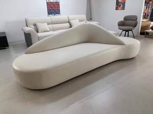 Heißer Verkauf Modernes Modulares Chaiselongue-Sofa-Set Geschwungene Sitzgelegenheit Gepolsterte Wohnzimmermöbel - Product Image 5